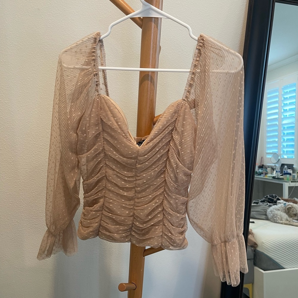 Long sleeve fancy top